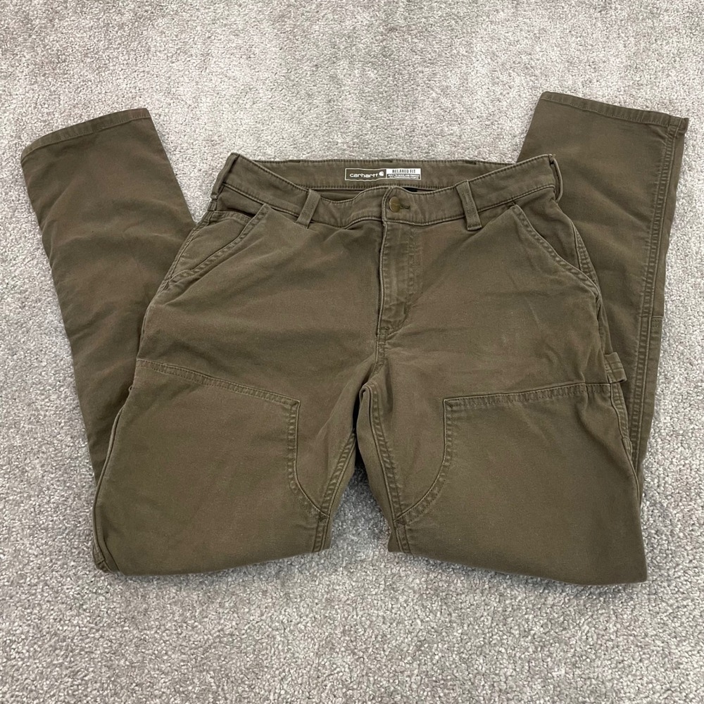 Carhartt Double Knee Canvas Pants Womens 8 Carpenter Relaxed Essential Ashland